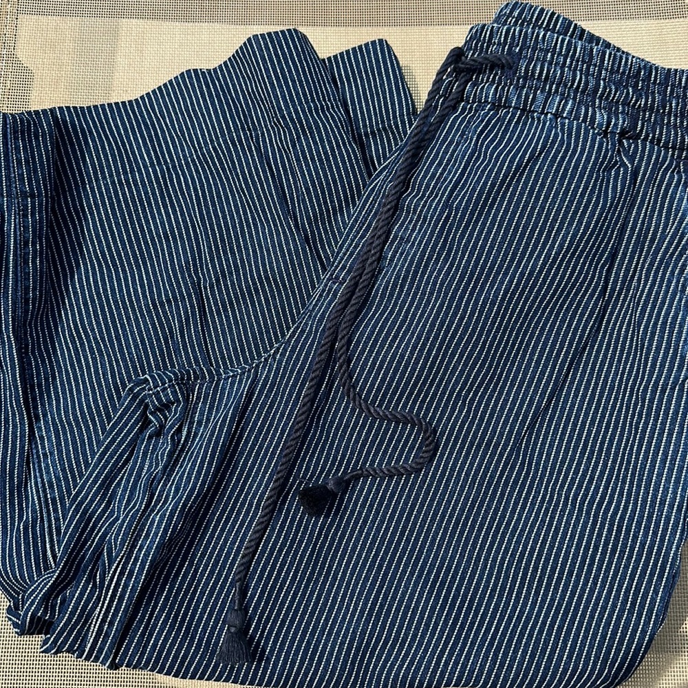 Railroad style capris